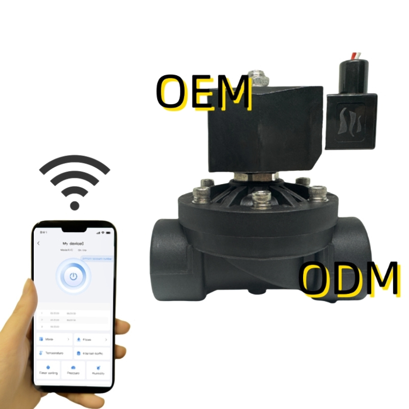 Van điện từ điều khiển áp suất ứng dụng nhựa